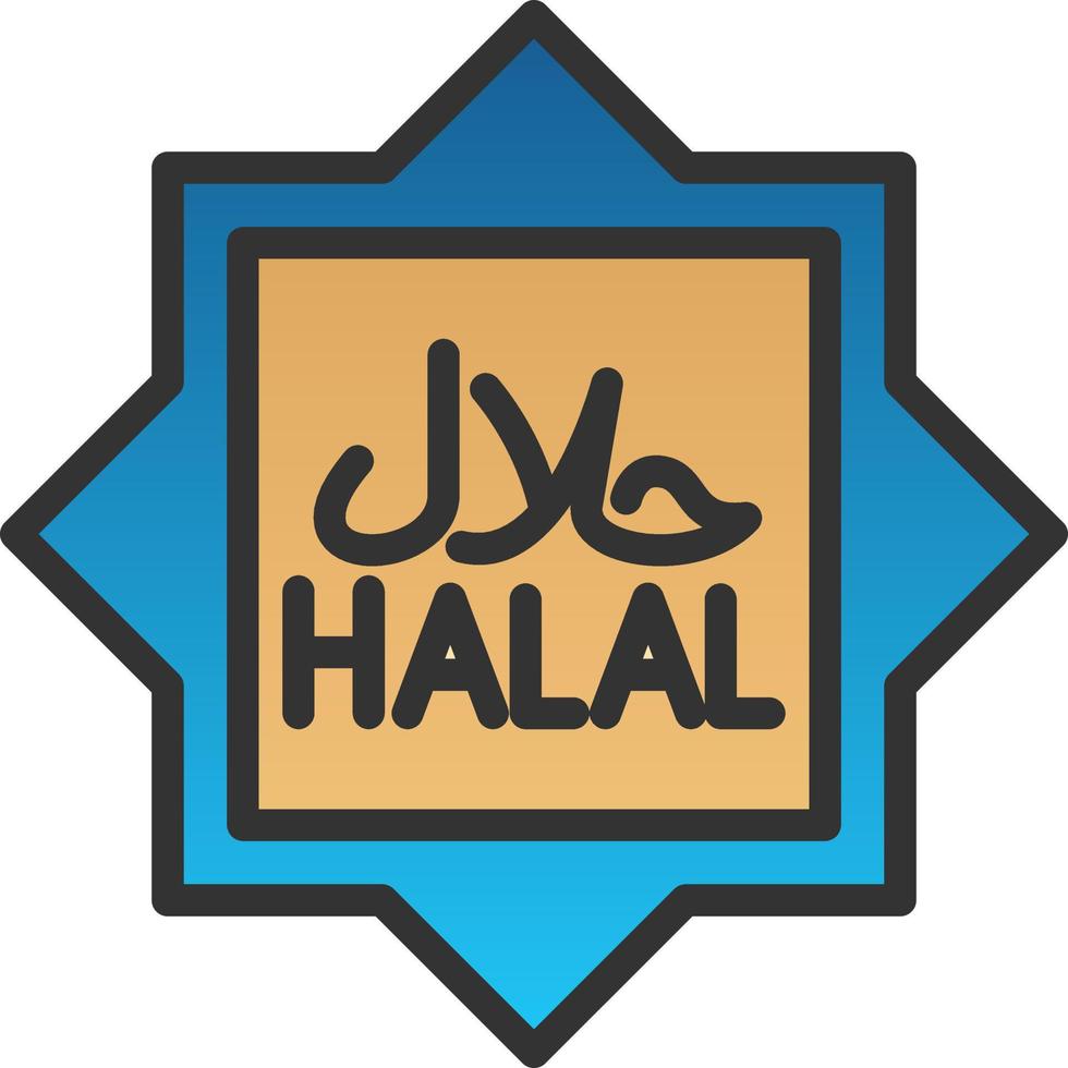 Halal Vector Icon Design