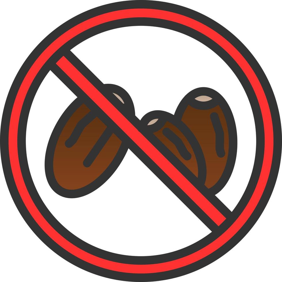 No Eating Vector Icon Design