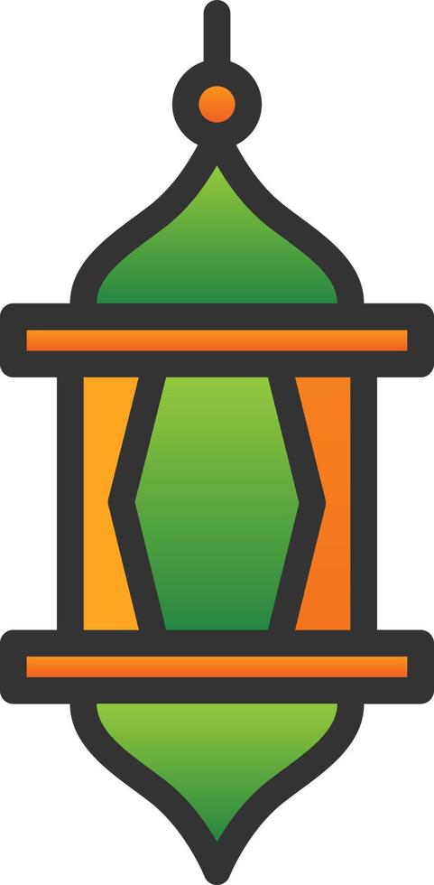 Arabian Lantern Vector Icon Design