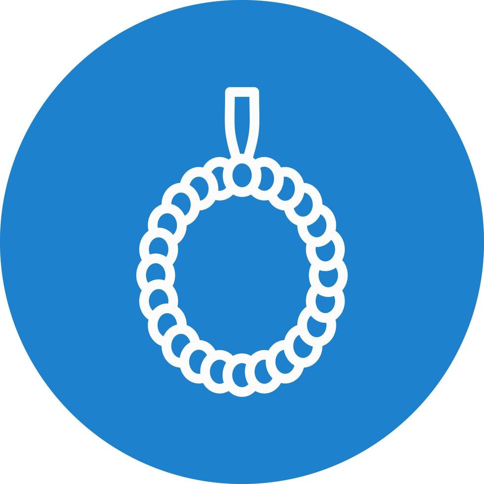 Praying Beads Vector Icon Design