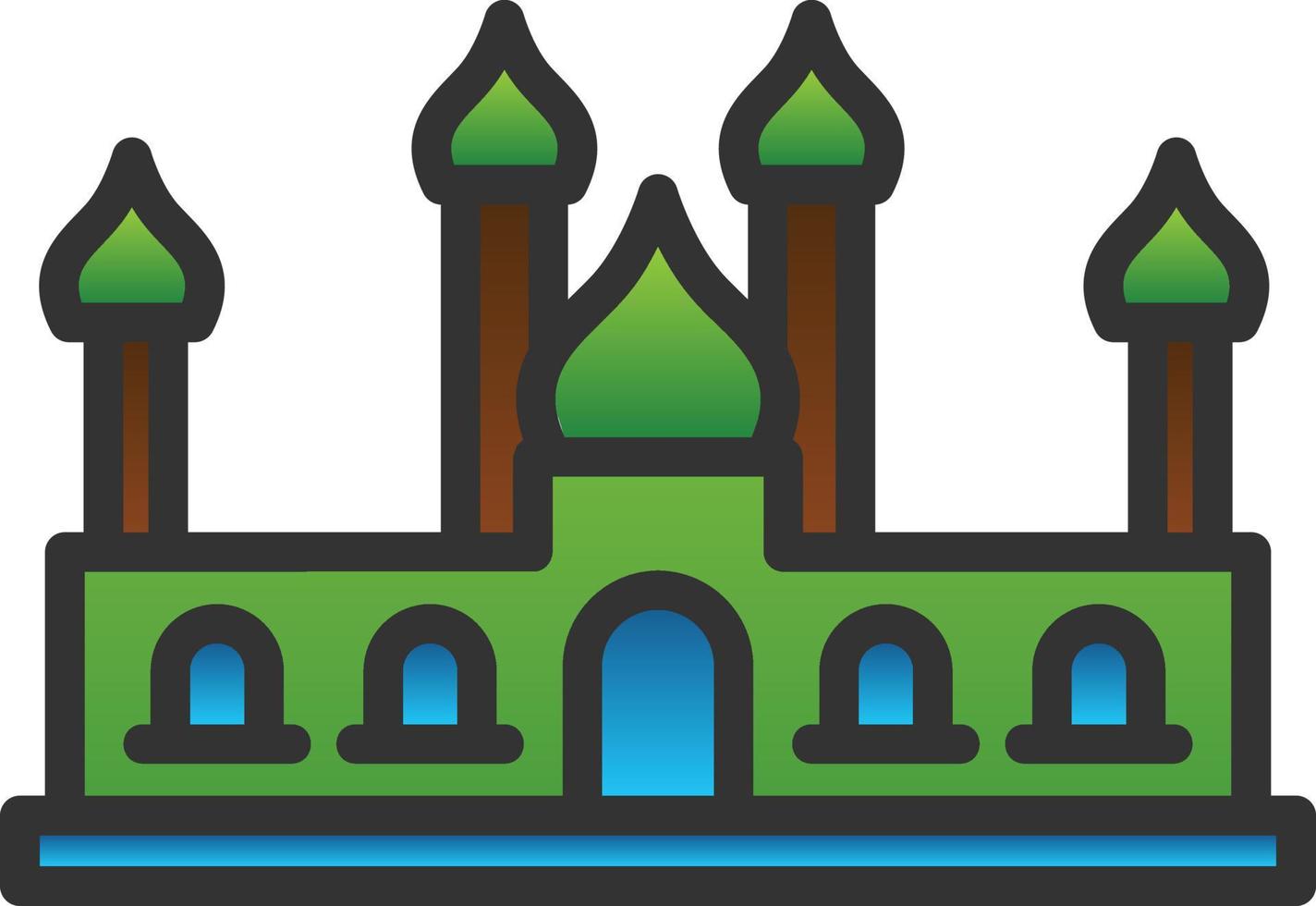 Mosque Vector Icon Design