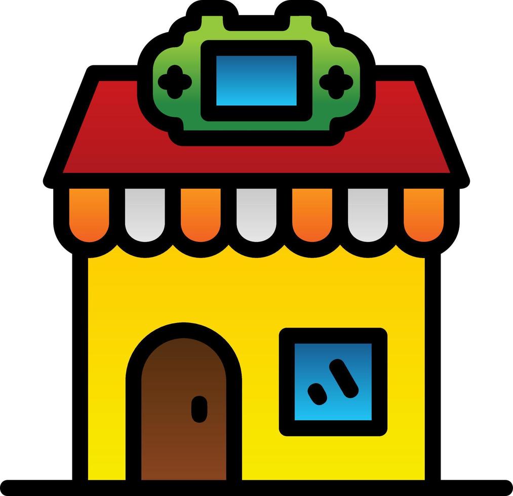 Game Store Vector Icon Design