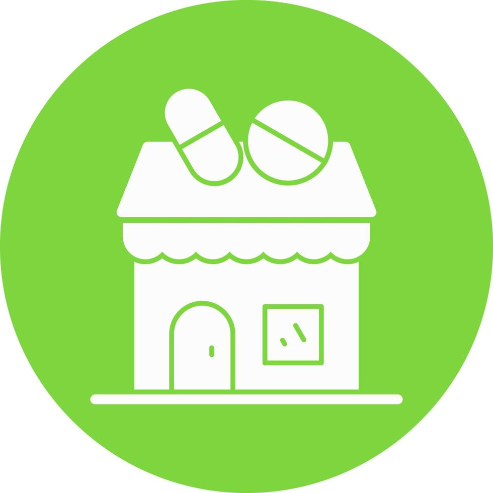 Medical Store Vector Icon Design