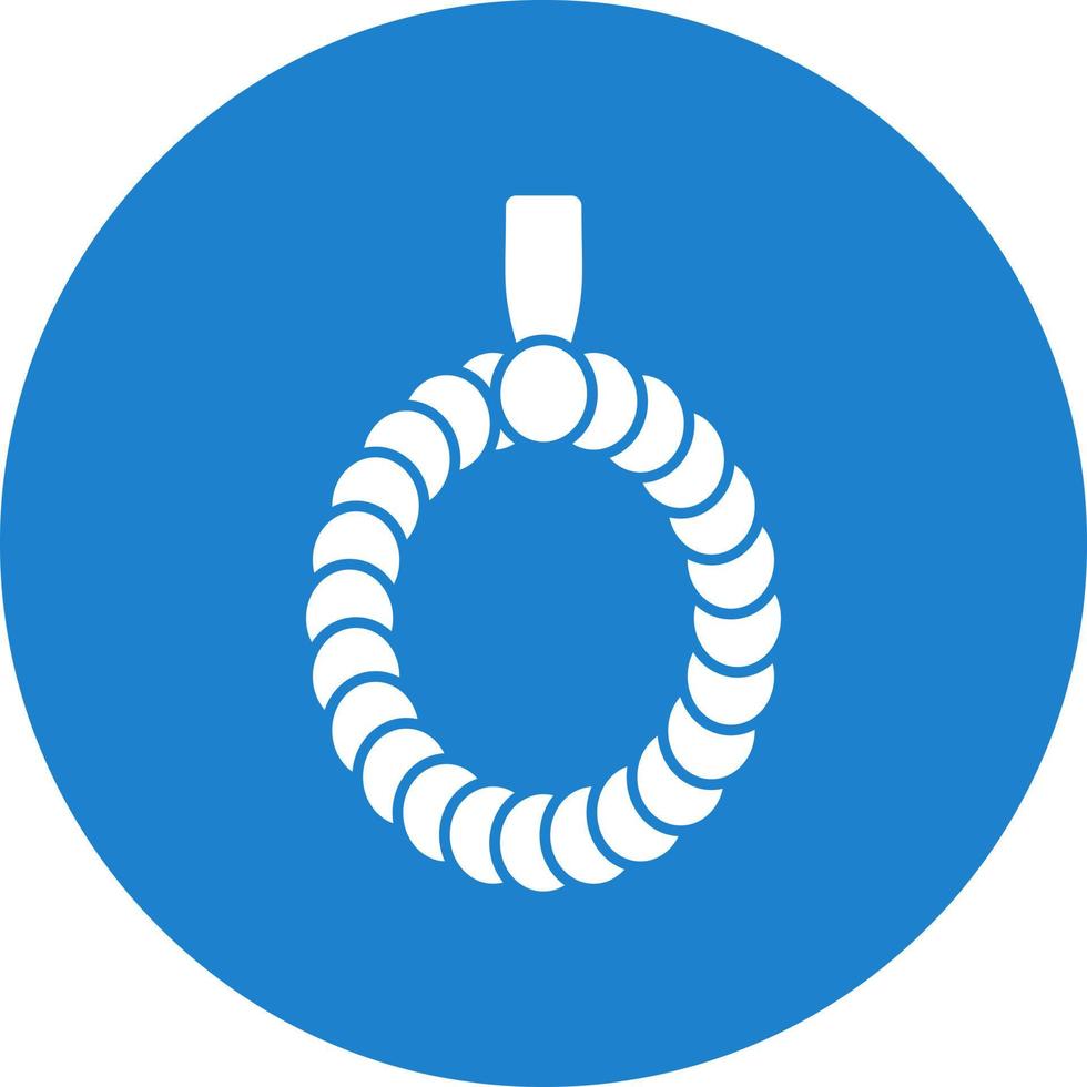 Praying Beads Vector Icon Design