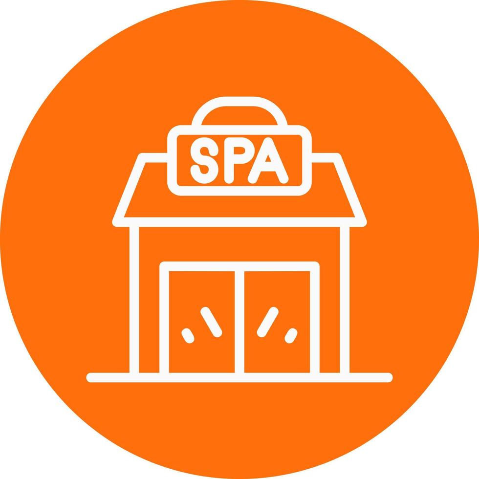 Spa Center Vector Icon Design