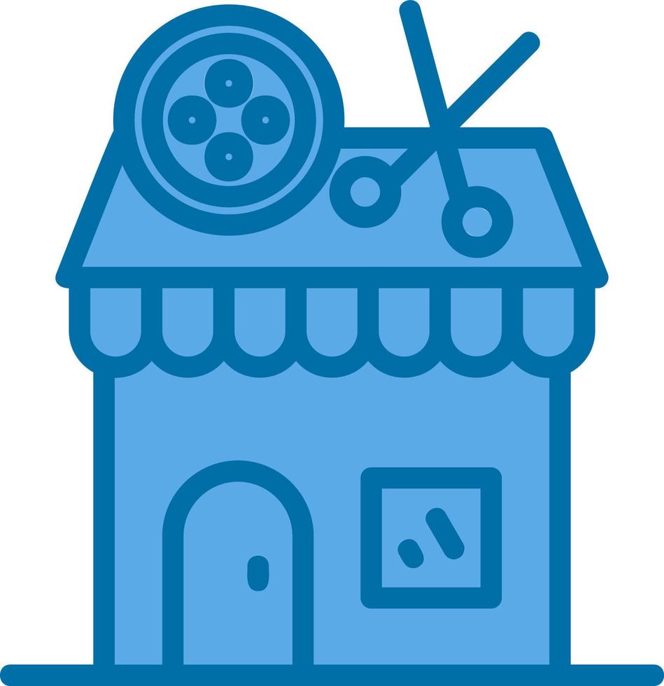 Tailor Shop Vector Icon Design