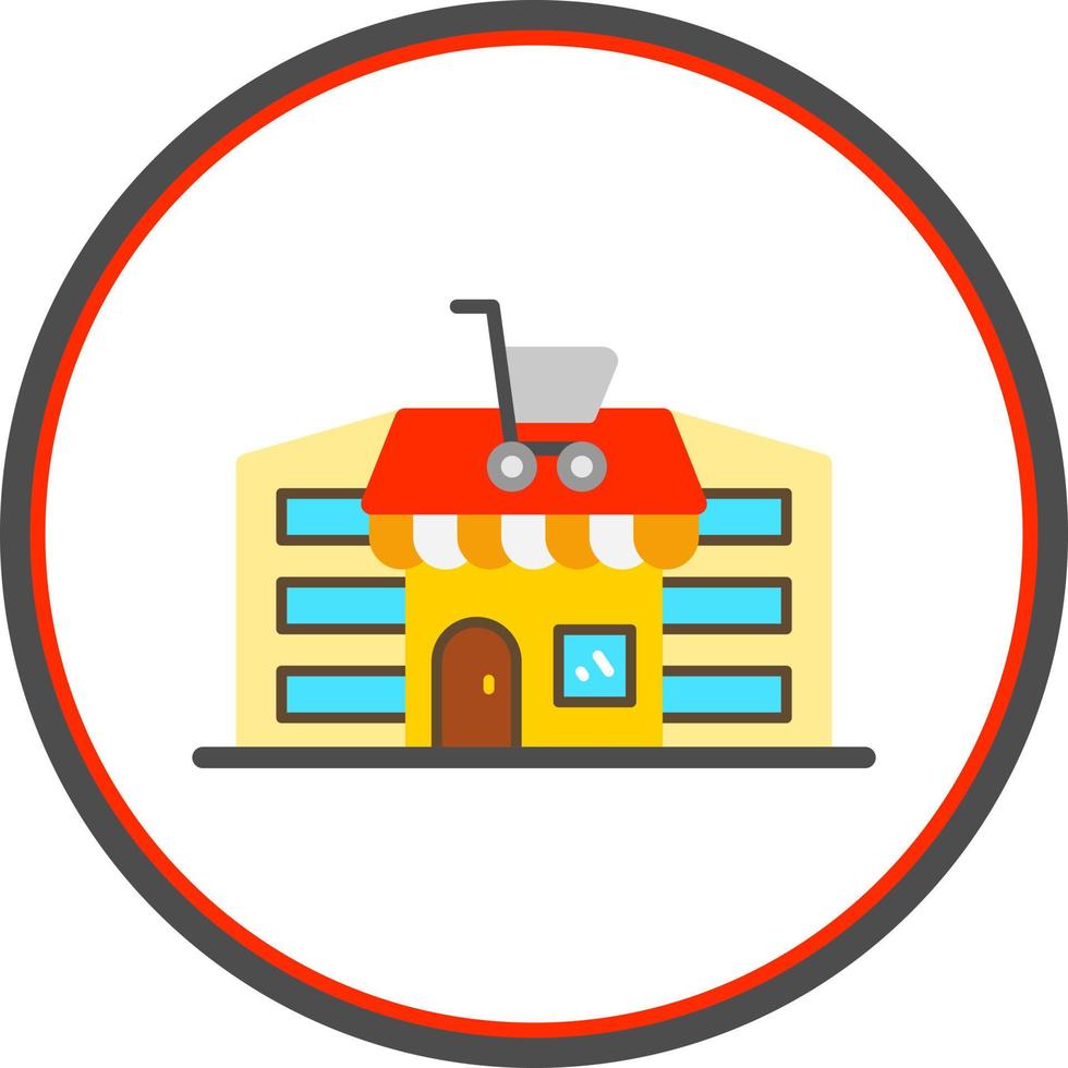 Shopping Center Vector Icon Design