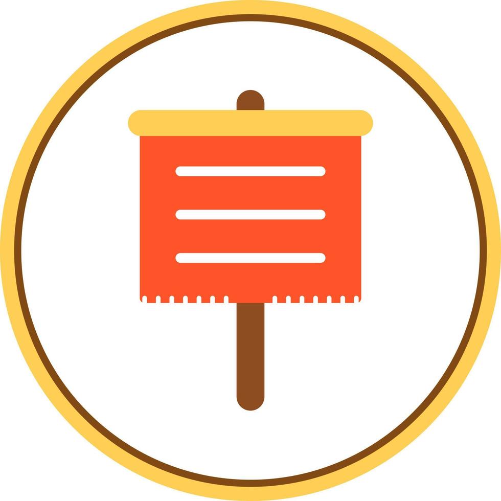 Vexillum Vector Icon Design