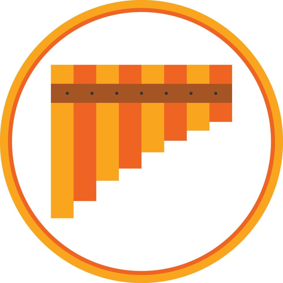 Pan Flute Vector Icon Design