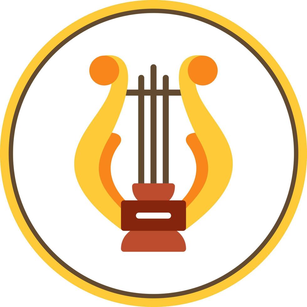 Lyre Vector Icon Design