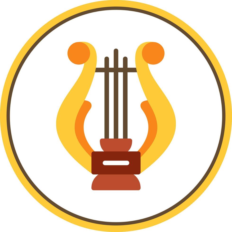 Lyre Vector Icon Design