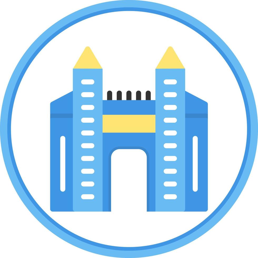 Ishtar Gate Vector Icon Design