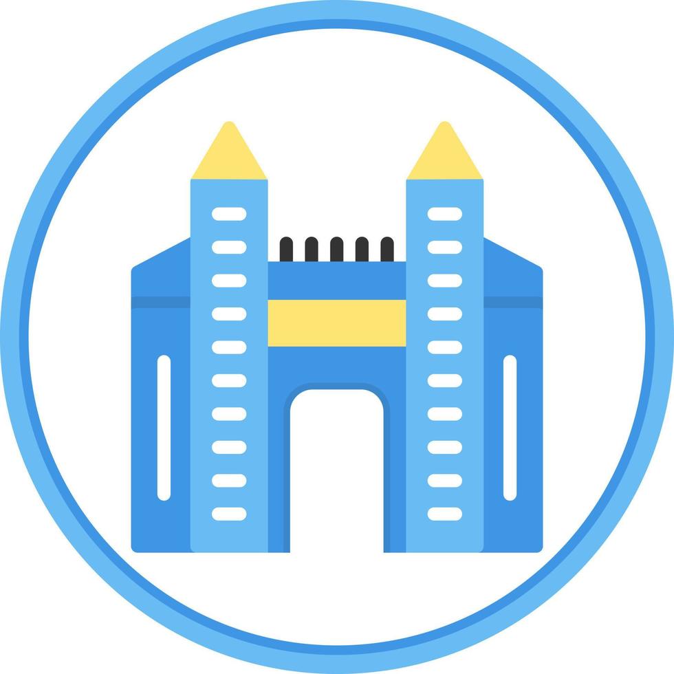 Ishtar Gate Vector Icon Design