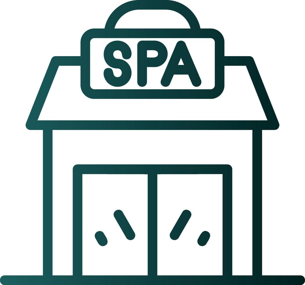 Spa Center Vector Icon Design