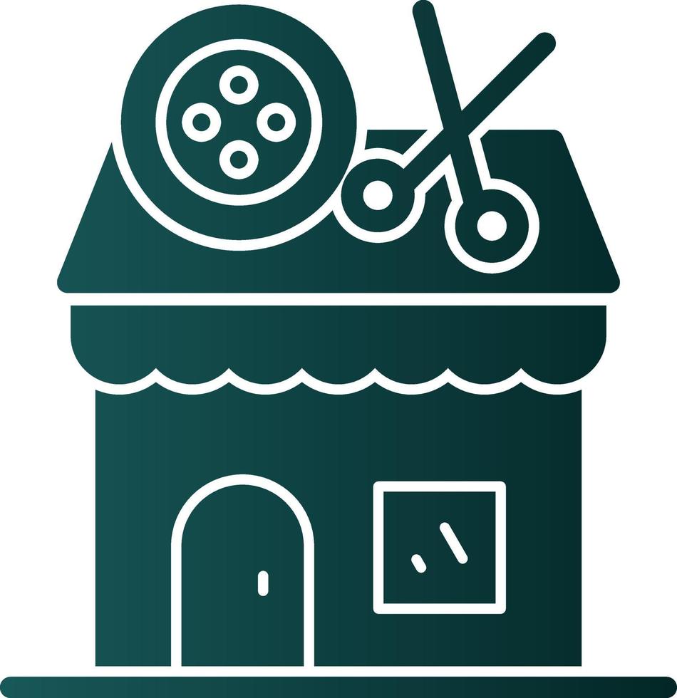 Tailor Shop Vector Icon Design