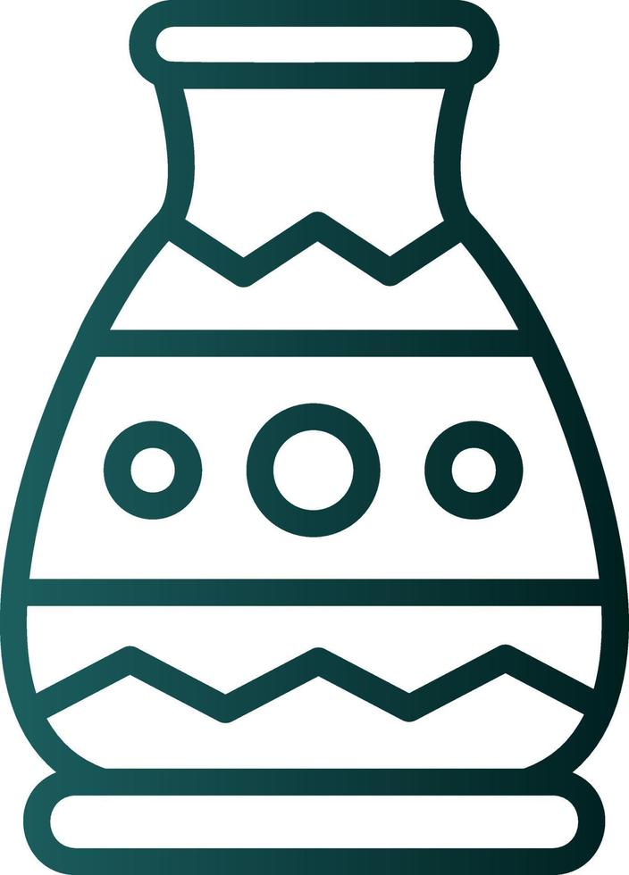 Amphora Vector Icon Design