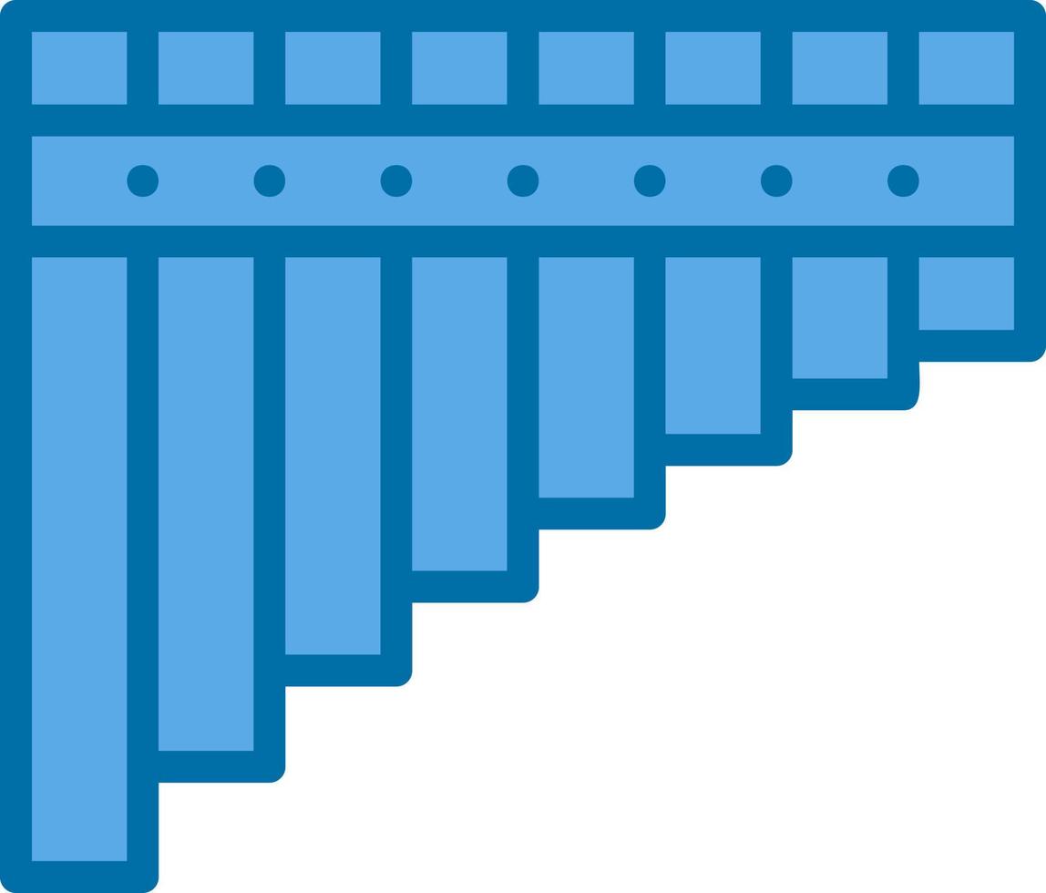 Pan Flute Vector Icon Design