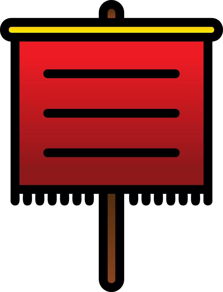 Vexillum Vector Icon Design