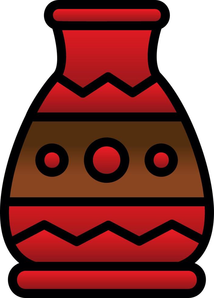 Amphora Vector Icon Design