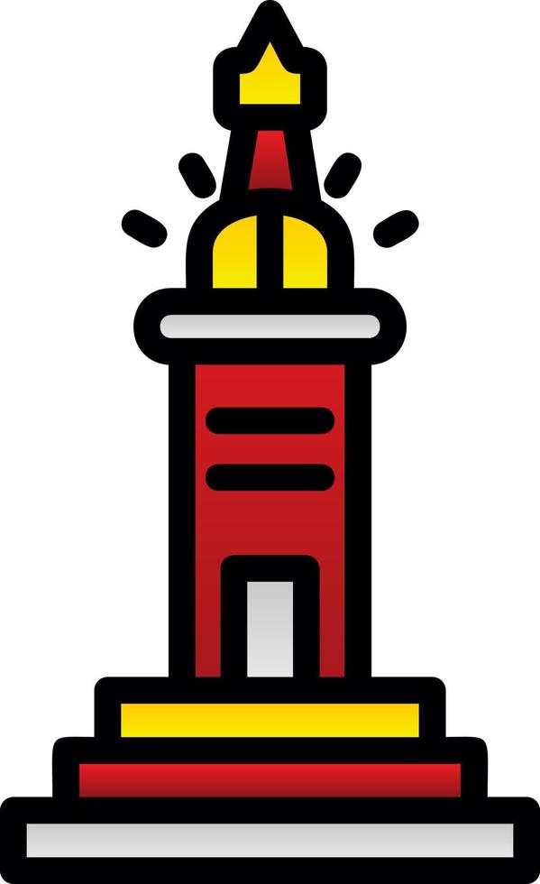 Lighthouse Of Alexandria Vector Icon Design