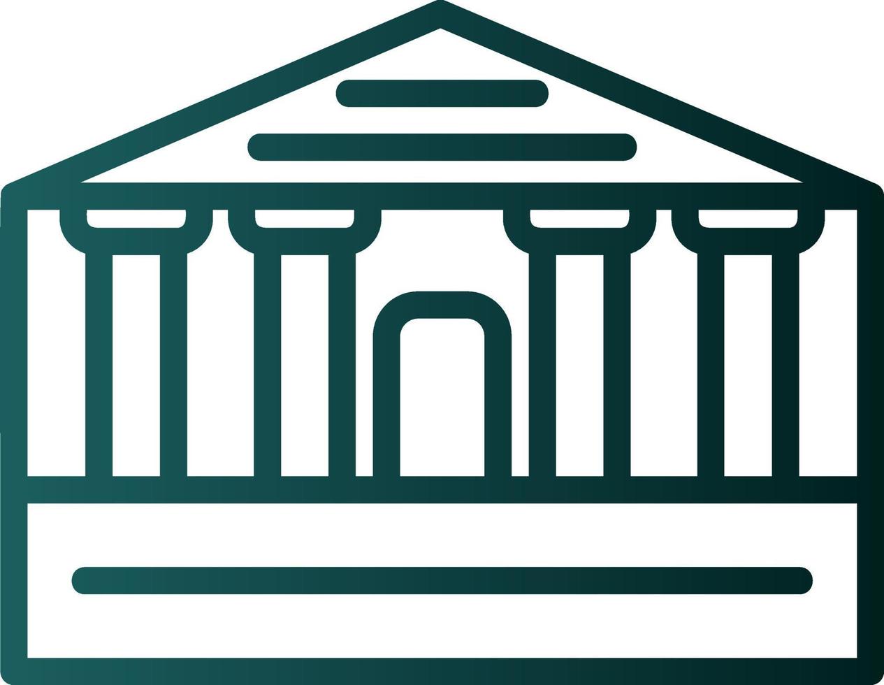 Parthenon Vector Icon Design