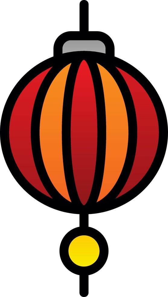 Sky Lantern Vector Icon Design