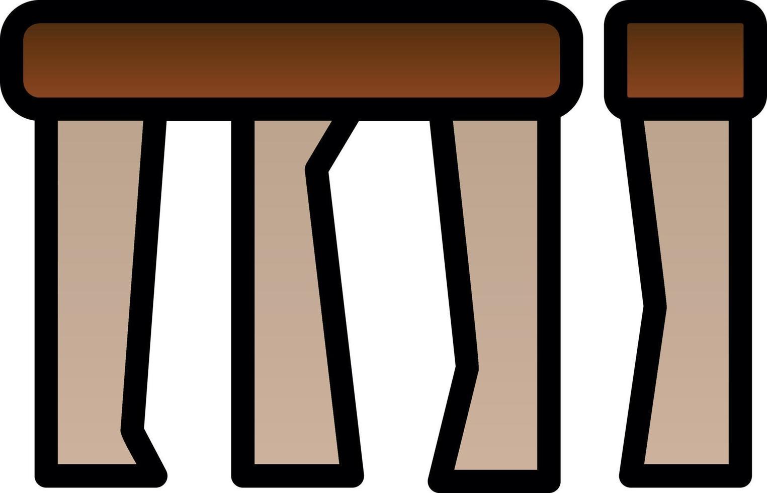 Stonehenge Vector Icon Design