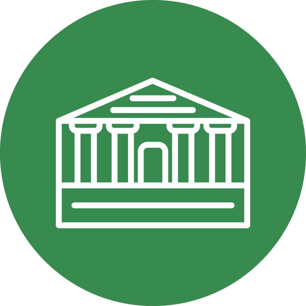 Parthenon Vector Icon Design