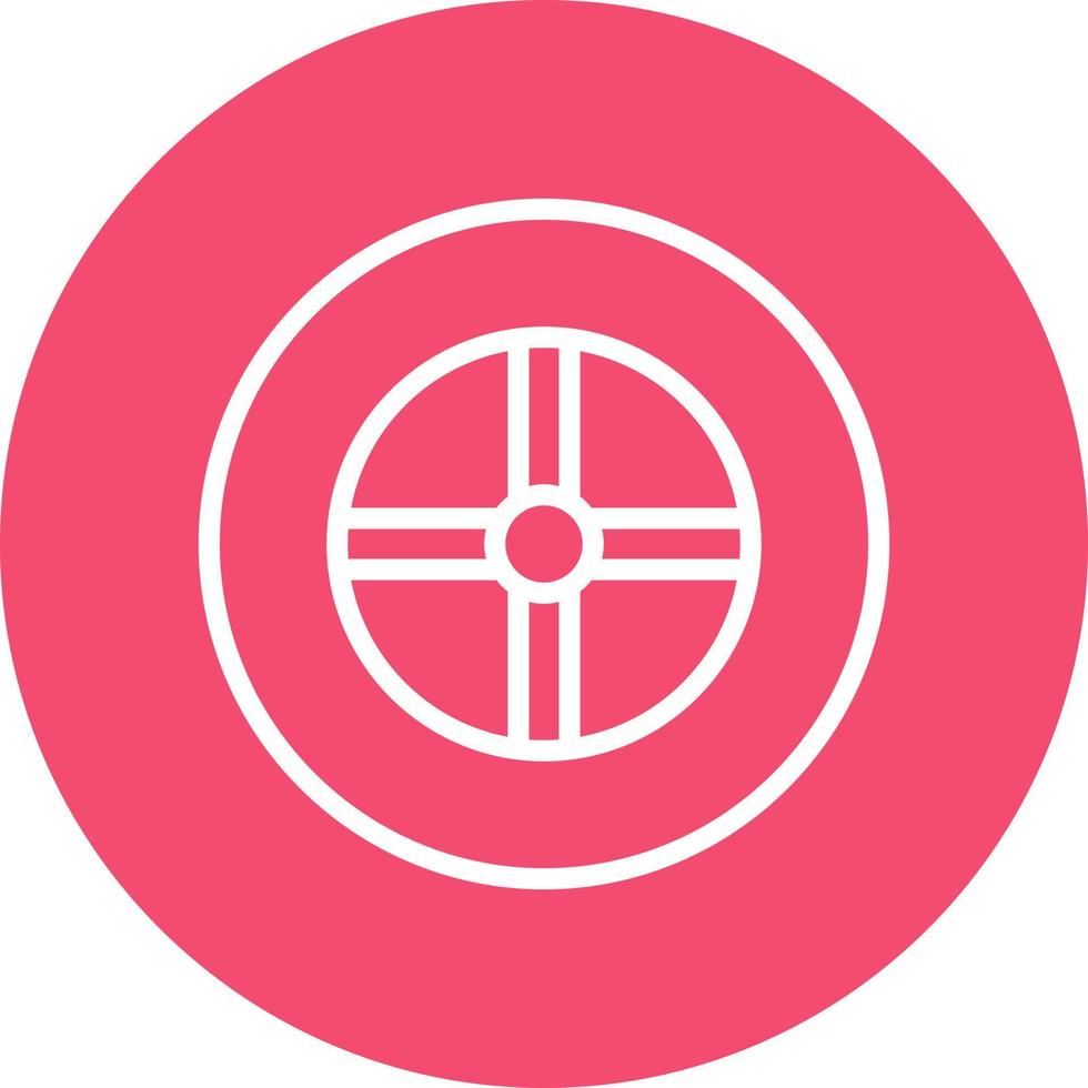 Wheel Vector Icon Design