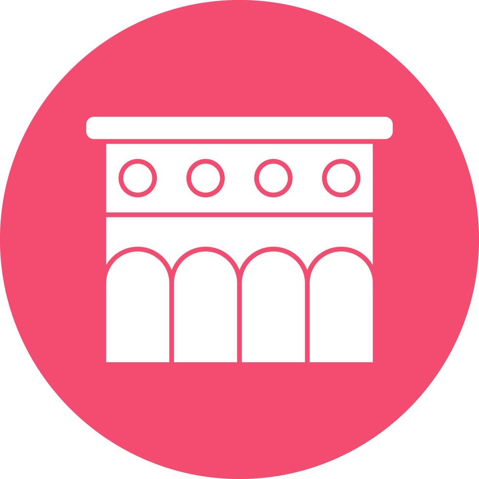 Aqueduct Vector Icon Design