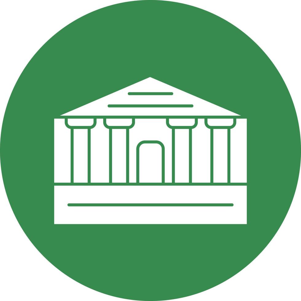 Parthenon Vector Icon Design
