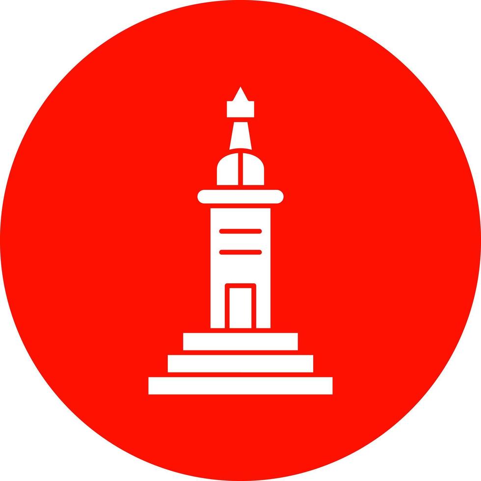 diseño de icono de vector de faro de alejandría