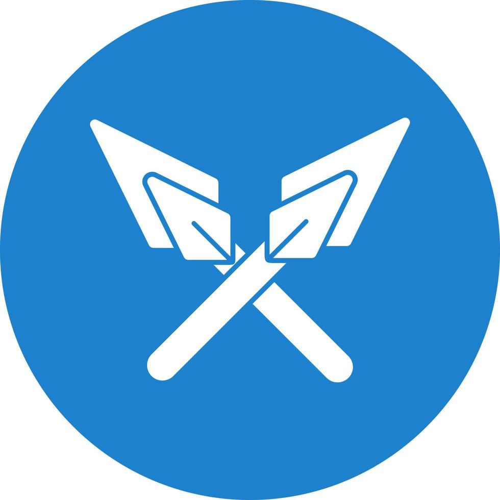 Spears Vector Icon Design