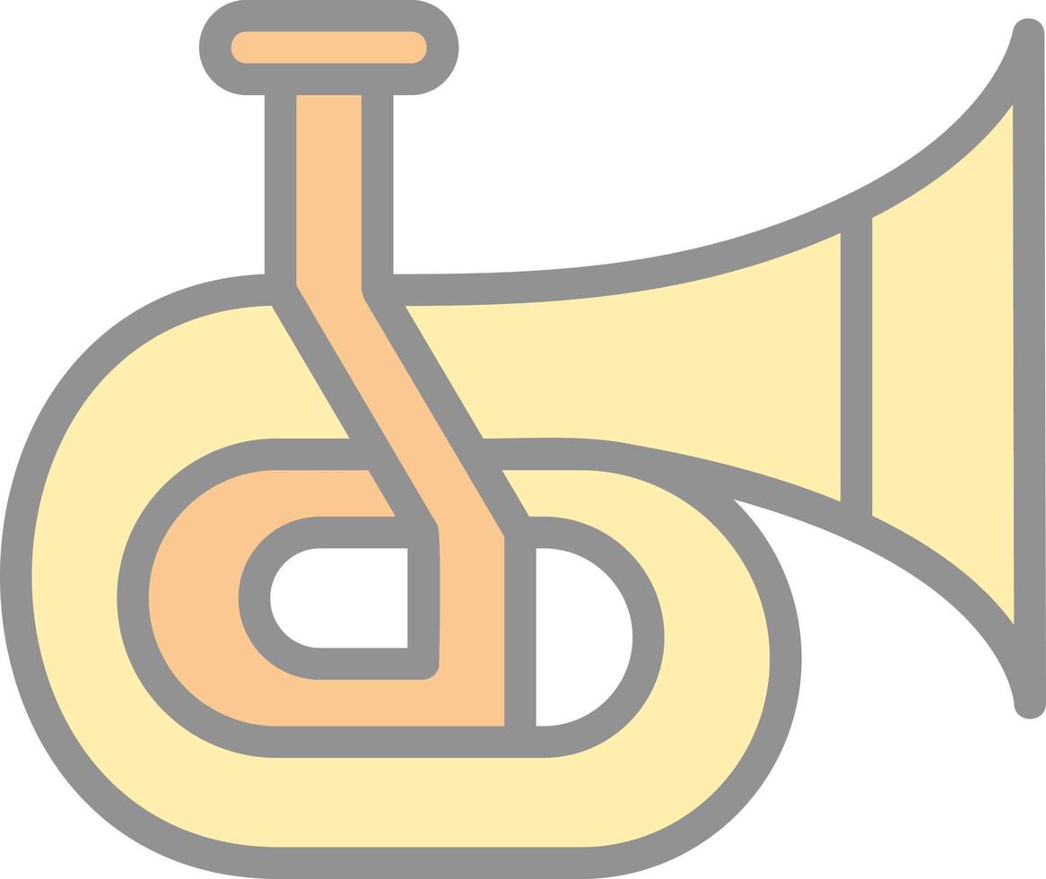 diseño de icono de vector de tuba