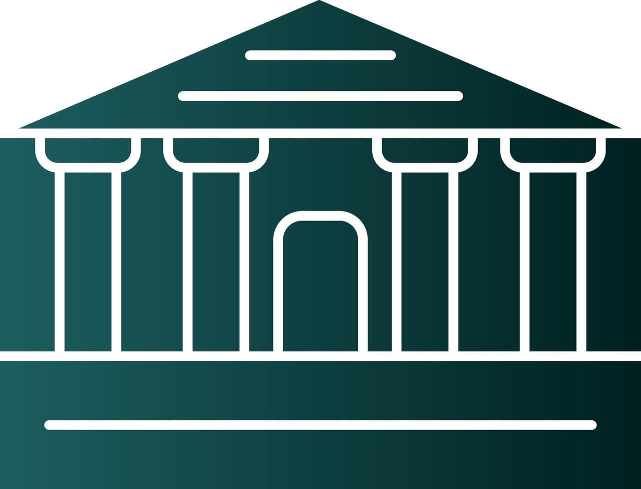 Parthenon Vector Icon Design