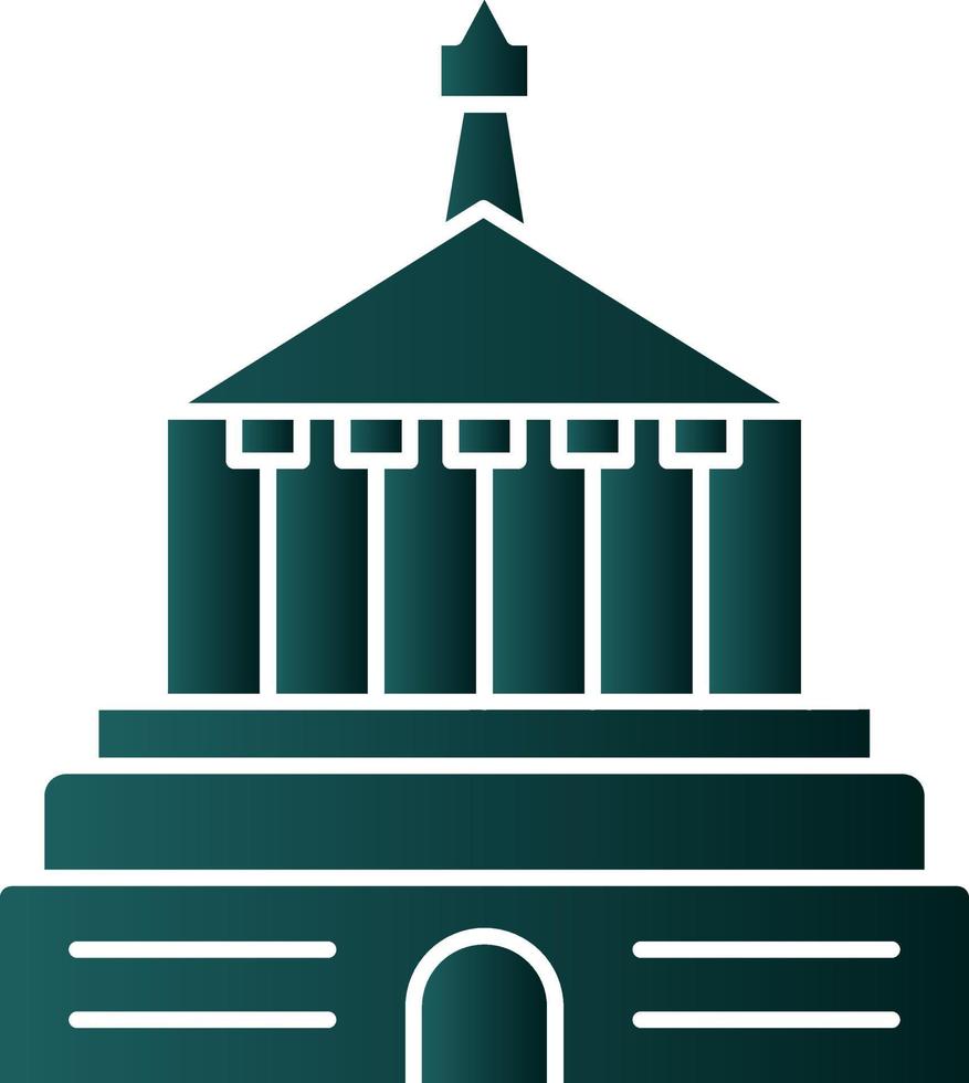 Halicarnassus Mausoleum Vector Icon Design