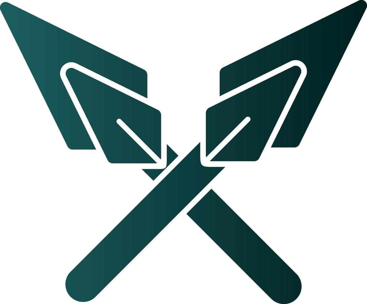 Spears Vector Icon Design