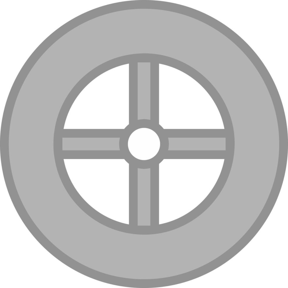 Wheel Vector Icon Design