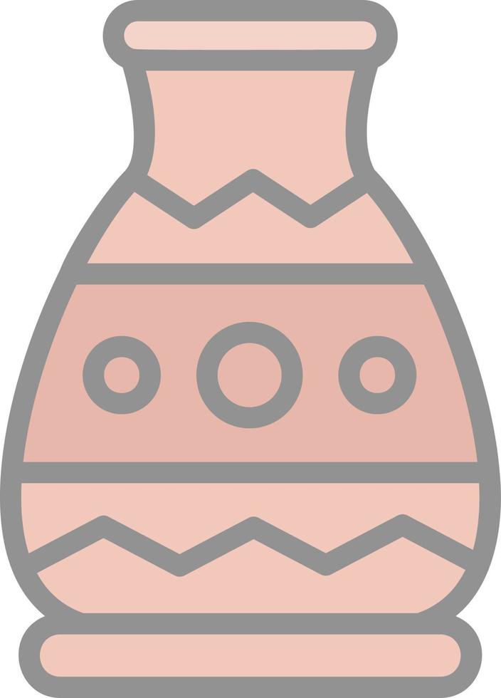 Amphora Vector Icon Design