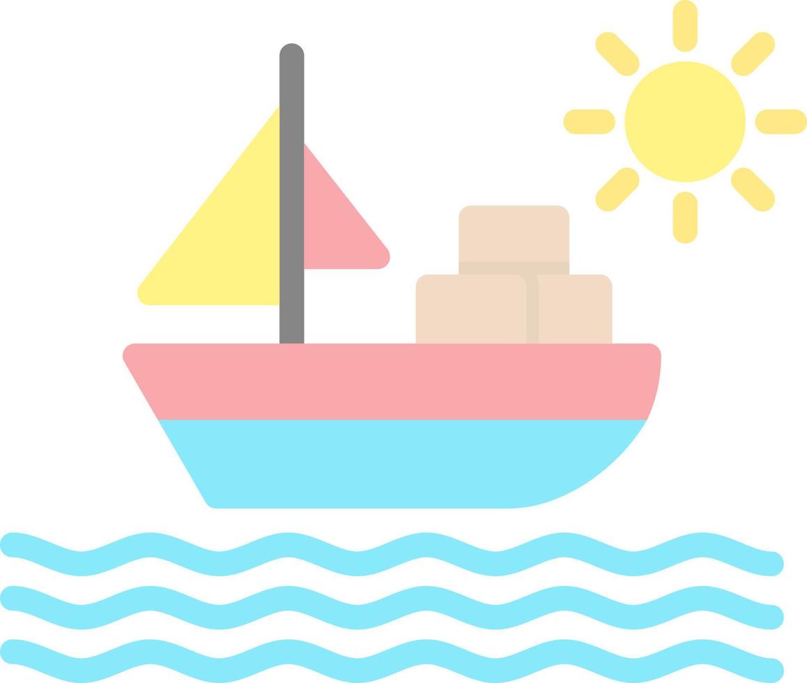 Ship Vector Icon Design