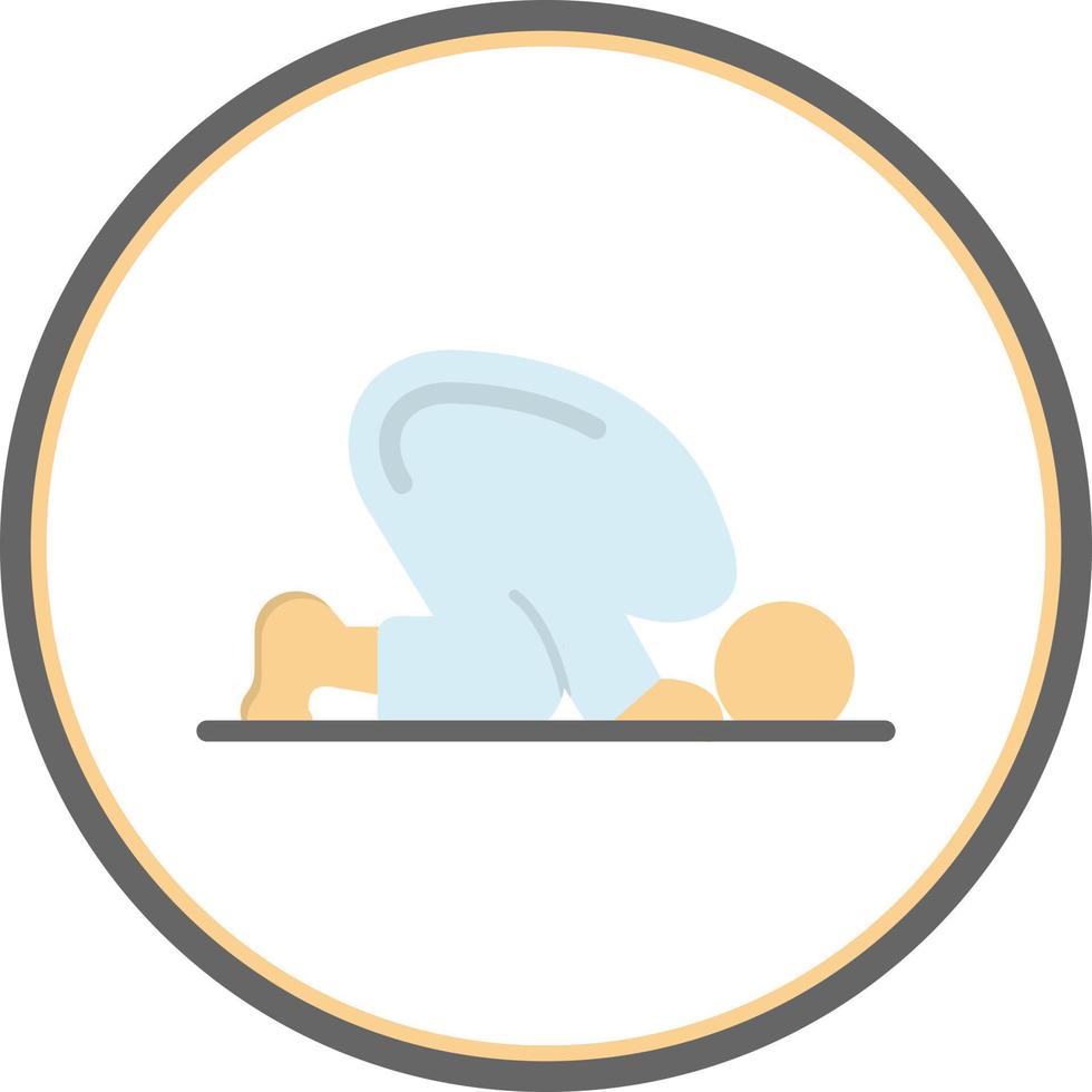 Sujud Vector Icon Design