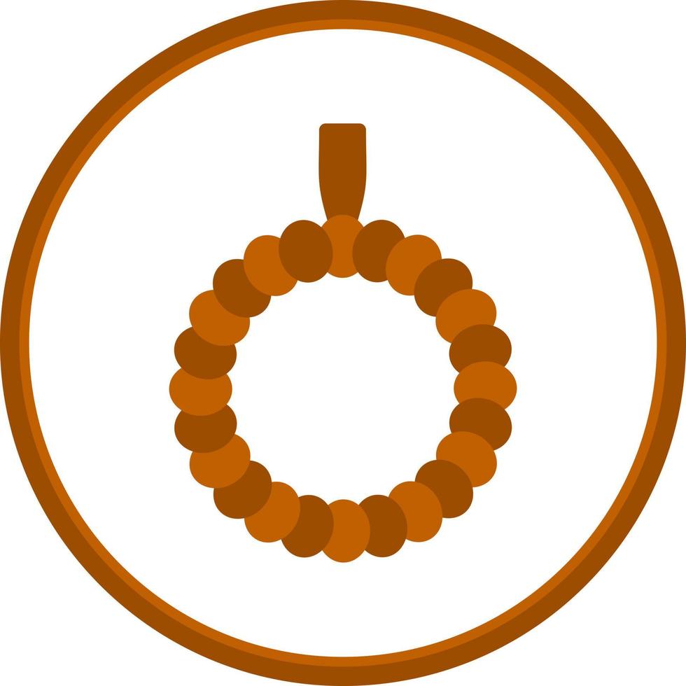 Praying Beads Vector Icon Design