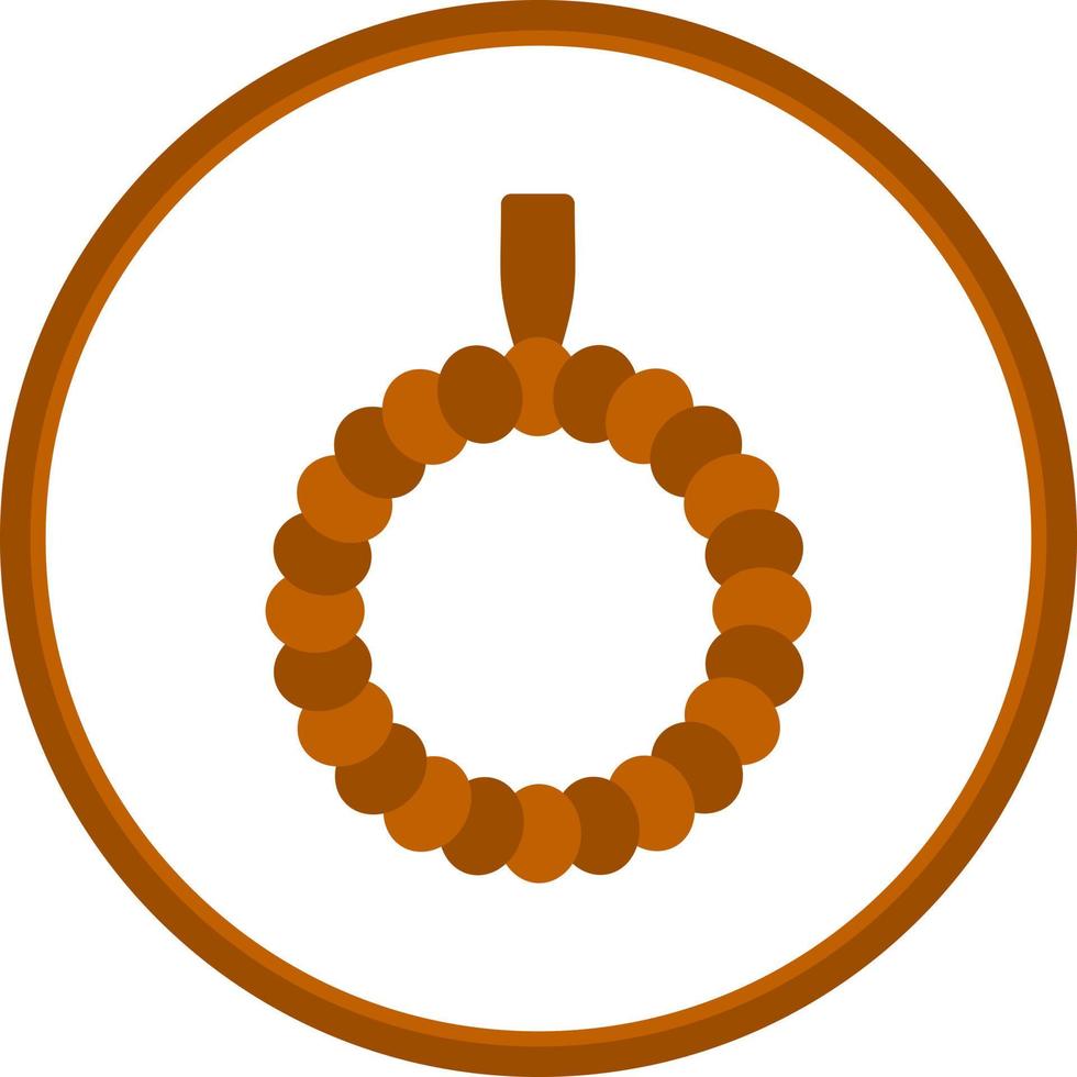 Praying Beads Vector Icon Design