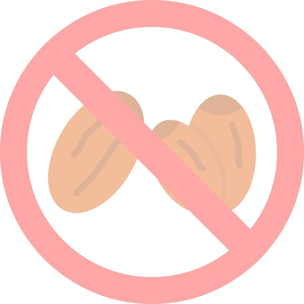 No Eating Vector Icon Design