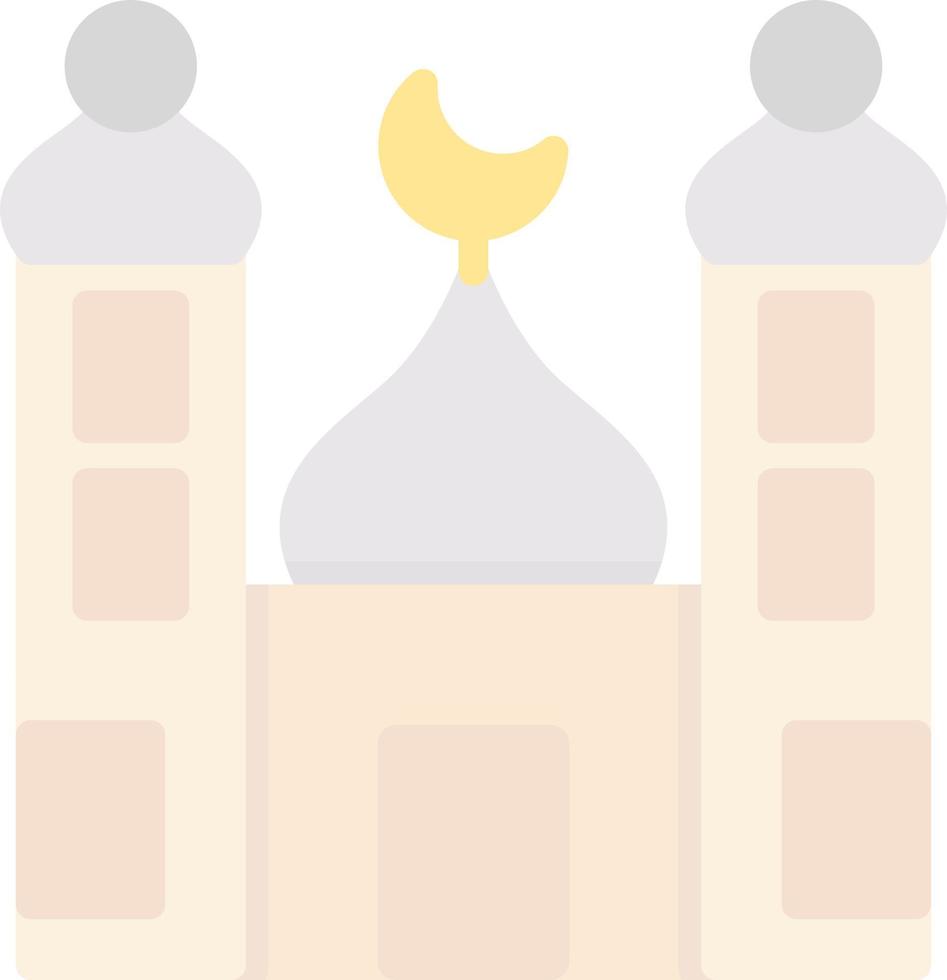 Small Mosque Vector Icon Design
