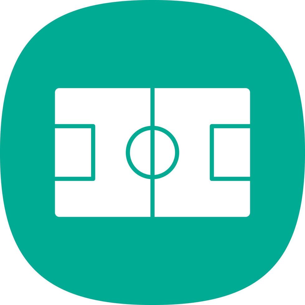 Football Field Vector Icon Design