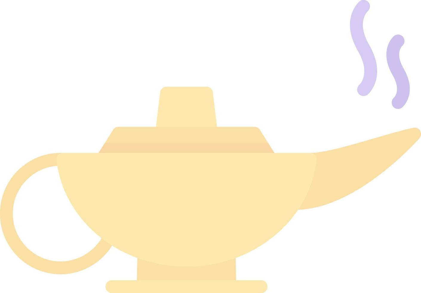 Arabian Magic Lamp Vector Icon Design