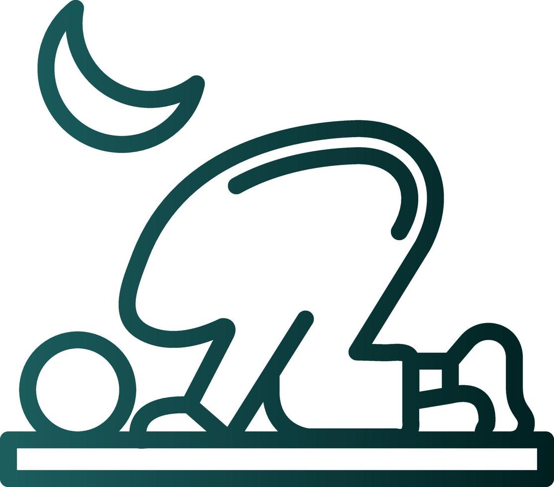 Praying Vector Icon Design