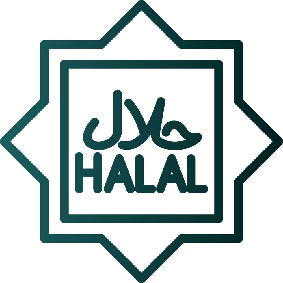 Halal Vector Icon Design