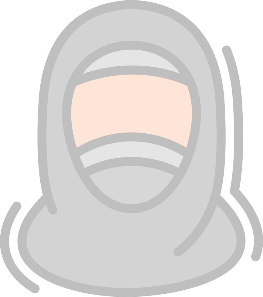 diseño de icono de vector de hiyab